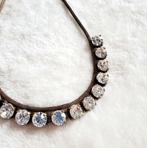 JCREW Rhinestone Statement Necklace